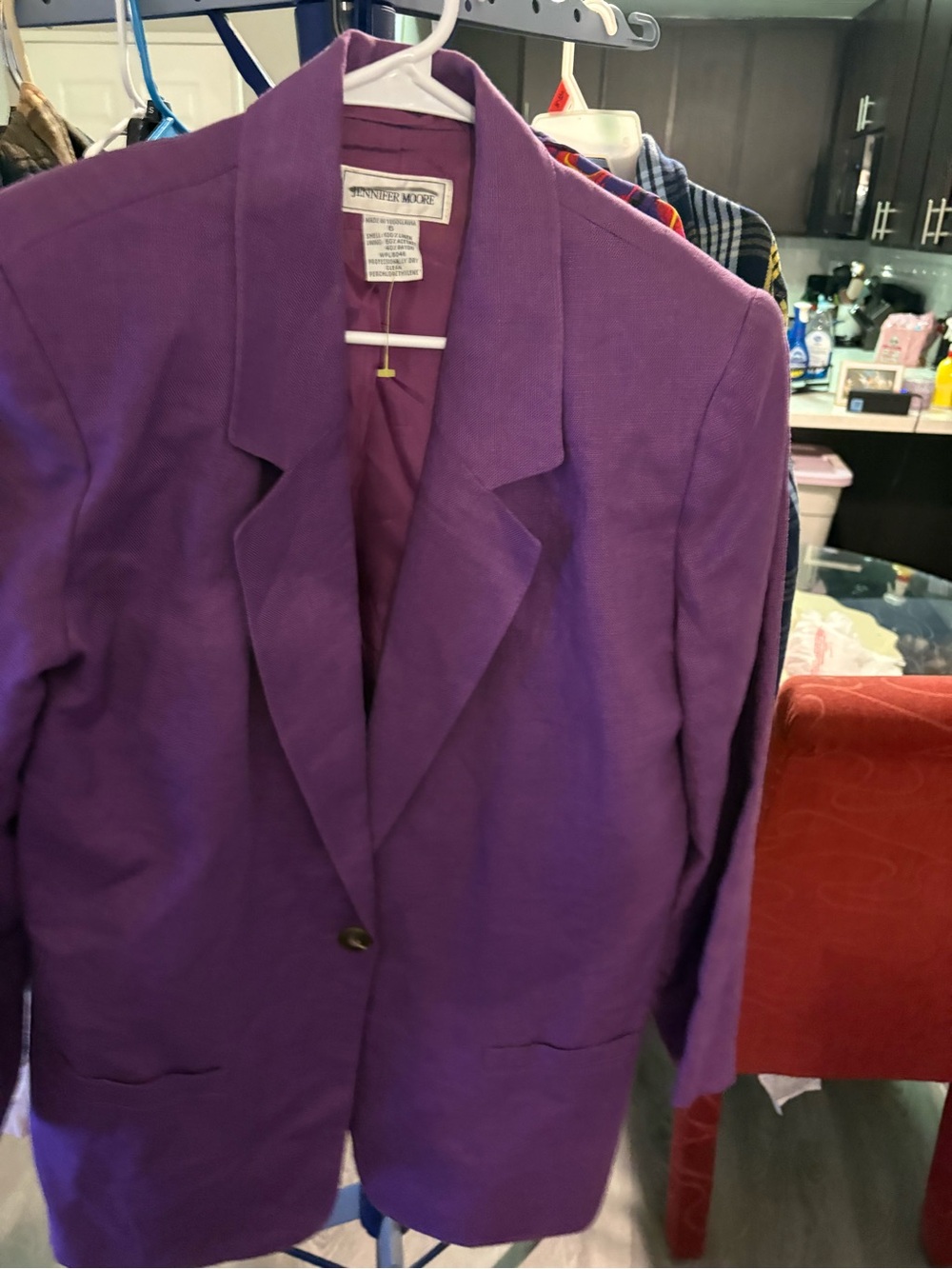 Jennifer Moore Vibrant Purple Women's Blazer